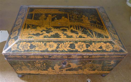 Regency penwork box